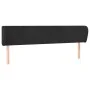 Black velvet headboard 163x23x78/88 cm by vidaXL, Headboards and footboards - Ref: Foro24-3116920, Price: 79,80 €, Discount: %