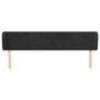 Cabecero de terciopelo negro 163x23x78/88 cm de vidaXL, Cabeceros y pies de cama - Ref: Foro24-3116920, Precio: 77,62 €, Desc...