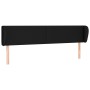 Cabecero de tela negro 183x23x78/88 cm de vidaXL, Cabeceros y pies de cama - Ref: Foro24-3116880, Precio: 78,71 €, Descuento: %