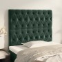 Kopfteile 2 Einheiten aus dunkelgrünem Samt 100x7x78/88 cm von vidaXL, Kopf- und Fußteile - Ref: Foro24-3116713, Preis: 91,09...