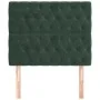 Headboards 2 units of dark green velvet 100x7x78/88 cm by vidaXL, Headboards and footboards - Ref: Foro24-3116713, Price: 84,...