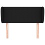 Cabecero de tela negro 83x23x78/88 cm de vidaXL, Cabeceros y pies de cama - Ref: Foro24-3116840, Precio: 42,59 €, Descuento: %