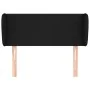 Cabecero de tela negro 83x23x78/88 cm de vidaXL, Cabeceros y pies de cama - Ref: Foro24-3116840, Precio: 43,48 €, Descuento: %