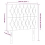 Kopfteile 2 Einheiten aus hellgrauem Stoff 100x7x78/88 cm von vidaXL, Kopf- und Fußteile - Ref: Foro24-3116658, Preis: 61,76 ...