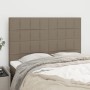Cabeceros 4 unidades tela gris taupe 72x5x78/88 cm de vidaXL, Cabeceros y pies de cama - Ref: Foro24-3116334, Precio: 87,94 €...