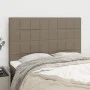 Headboards 4 units taupe gray fabric 72x5x78/88 cm by vidaXL, Headboards and footboards - Ref: Foro24-3116334, Price: 92,98 €...