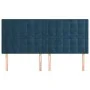 Kopfteile 4 Einheiten aus dunkelblauem Samt 90x5x78/88 cm von vidaXL, Kopf- und Fußteile - Ref: Foro24-3116830, Preis: 124,05...