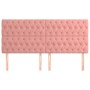 Kopfteile 4 Einheiten aus rosa Samt 90x7x78/88 cm von vidaXL, Kopf- und Fußteile - Ref: Foro24-3116733, Preis: 135,37 €, Raba...