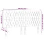 Kopfteile 4 Einheiten aus dunkelgrauem Stoff 90x7x78/88 cm von vidaXL, Kopf- und Fußteile - Ref: Foro24-3116683, Preis: 136,2...