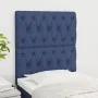 Headboards 2 units of blue fabric 80x7x78/88 cm by vidaXL, Headboards and footboards - Ref: Foro24-3116648, Price: 71,12 €, D...
