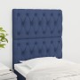 Kopfteile 2 Einheiten aus blauem Stoff 80x7x78/88 cm von vidaXL, Kopf- und Fußteile - Ref: Foro24-3116648, Preis: 75,17 €, Ra...