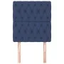 Headboards 2 units of blue fabric 80x7x78/88 cm by vidaXL, Headboards and footboards - Ref: Foro24-3116648, Price: 71,12 €, D...