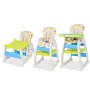 3-in-1 convertible highchair with blue and green table by vidaXL, Chairs and high chairs for children - Ref: Foro24-10142, Pr...