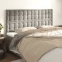 Kopfteile 4 Einheiten aus hellgrauem Samt 100x5x78/88 cm von vidaXL, Kopf- und Fußteile - Ref: Foro24-3116832, Preis: 127,06 ...