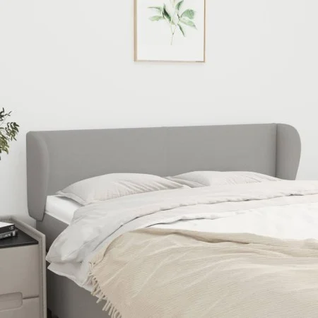 Cabecero de tela gris claro 147x23x78/88 cm de vidaXL, Cabeceros y pies de cama - Ref: Foro24-3116862, Precio: 79,47 €, Descu...