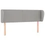Cabecero de tela gris claro 147x23x78/88 cm de vidaXL, Cabeceros y pies de cama - Ref: Foro24-3116862, Precio: 79,47 €, Descu...