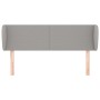 Kopfteil aus hellgrauem Stoff, 147 x 23 x 78/88 cm von vidaXL, Kopf- und Fußteile - Ref: Foro24-3116862, Preis: 75,55 €, Raba...
