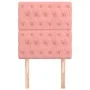 Headboards 2 units of pink velvet 80x7x78/88 cm by vidaXL, Headboards and footboards - Ref: Foro24-3116703, Price: 69,49 €, D...