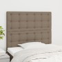 Kopfteile 2 Einheiten aus taupegrauem Stoff 90x5x78/88 cm von vidaXL, Kopf- und Fußteile - Ref: Foro24-3116752, Preis: 82,92 ...
