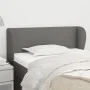 Cabecero de tela gris oscuro 93x23x78/88 cm de vidaXL, Cabeceros y pies de cama - Ref: Foro24-3116847, Precio: 54,72 €, Descu...