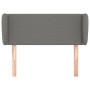 Dark gray fabric headboard 93x23x78/88 cm by vidaXL, Headboards and footboards - Ref: Foro24-3116987, Price: 45,68 €, Discoun...