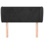Kopfteil aus schwarzem Samt, 93 x 23 x 78/88 cm von vidaXL, Kopf- und Fußteile - Ref: Foro24-3116902, Preis: 51,72 €, Rabatt: %