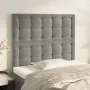 Kopfteile 2 Einheiten aus hellgrauem Samt 90x5x78/88 cm von vidaXL, Kopf- und Fußteile - Ref: Foro24-3116802, Preis: 59,24 €,...