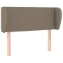 Taupe gray fabric headboard 83x23x78/88 cm by vidaXL, Headboards and footboards - Ref: Foro24-3116842, Price: 44,70 €, Discou...