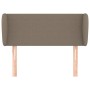 Kopfteil aus taupegrauem Stoff, 83 x 23 x 78/88 cm von vidaXL, Kopf- und Fußteile - Ref: Foro24-3116842, Preis: 45,41 €, Raba...