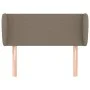 Taupe gray fabric headboard 83x23x78/88 cm by vidaXL, Headboards and footboards - Ref: Foro24-3116842, Price: 44,70 €, Discou...