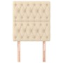 Kopfteile 2 Einheiten aus cremefarbenem Stoff 80x7x78/88 cm von vidaXL, Kopf- und Fußteile - Ref: Foro24-3116647, Preis: 88,4...