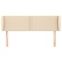 Cabecero de tela color crema 147x23x78/88 cm de vidaXL, Cabeceros y pies de cama - Ref: Foro24-3117007, Precio: 58,83 €, Desc...