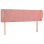 Rosa Samtkopfteil 147x23x78/88 cm von vidaXL, Kopf- und Fußteile - Ref: Foro24-3116917, Preis: 71,86 €, Rabatt: %