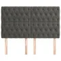 Headboards 4 units dark gray velvet 72x7x78/88 cm by vidaXL, Headboards and footboards - Ref: Foro24-3116717, Price: 129,51 €...