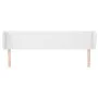 Kopfteil aus weißem Kunstleder, 183 x 23 x 78/88 cm von vidaXL, Kopf- und Fußteile - Ref: Foro24-3116967, Preis: 80,77 €, Rab...