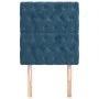 Cabeceros 2 unidades de terciopelo azul oscuro 80x7x78/88 cm de vidaXL, Cabeceros y pies de cama - Ref: Foro24-3116702, Preci...