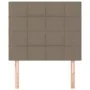 Headboards 2 units of taupe gray fabric 100x5x78/88 cm by vidaXL, Headboards and footboards - Ref: Foro24-3116326, Price: 74,...