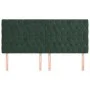 Headboards 4 units of dark green velvet 100x7x78/88 cm by vidaXL, Headboards and footboards - Ref: Foro24-3116737, Price: 158...