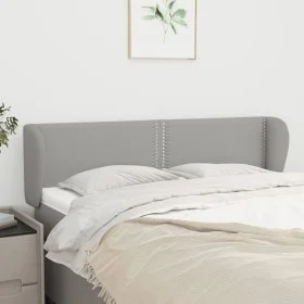 Kopfteil aus hellgrauem Stoff, 147 x 23 x 78/88 cm von vidaXL, Kopf- und Fußteile - Ref: Foro24-3117002, Preis: 60,83 €, Raba...