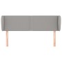 Cabecero de tela gris claro 147x23x78/88 cm de vidaXL, Cabeceros y pies de cama - Ref: Foro24-3117002, Precio: 59,35 €, Descu...