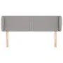 Kopfteil aus hellgrauem Stoff, 147 x 23 x 78/88 cm von vidaXL, Kopf- und Fußteile - Ref: Foro24-3117002, Preis: 60,89 €, Raba...