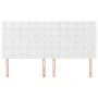 Headboards 4 units of white synthetic leather 80x5x78/88 cm by vidaXL, Headboards and footboards - Ref: Foro24-3116429, Price...