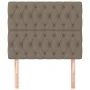 Cabeceros 2 unidades de tela gris taupe 100x7x78/88 cm de vidaXL, Cabeceros y pies de cama - Ref: Foro24-3116662, Precio: 86,...