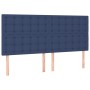 Kopfteile 4 Einheiten aus blauem Stoff 90x5x78/88 cm von vidaXL, Kopf- und Fußteile - Ref: Foro24-3116786, Preis: 123,65 €, R...