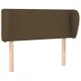 Dark brown fabric headboard 83x23x78/88 cm by vidaXL, Headboards and footboards - Ref: Foro24-3116841, Price: 45,90 €, Discou...