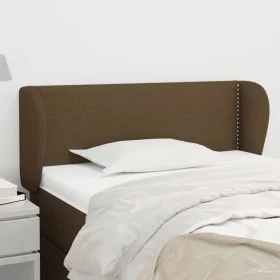 Kopfteil aus dunkelbraunem Stoff, 83 x 23 x 78/88 cm von vidaXL, Kopf- und Fußteile - Ref: Foro24-3116981, Preis: 42,68 €, Ra...