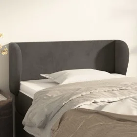 Dark gray velvet headboard 93x23x78/88 cm by vidaXL, Headboards and footboards - Ref: Foro24-3116901, Price: 50,20 €, Discoun...