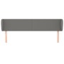 Kopfteil aus dunkelgrauem Stoff, 163 x 23 x 78/88 cm von vidaXL, Kopf- und Fußteile - Ref: Foro24-3116871, Preis: 82,56 €, Ra...