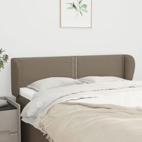 Taupe gray fabric headboard 147x23x78/88 cm by vidaXL, Headboards and footboards - Ref: Foro24-3117006, Price: 55,65 €, Disco...
