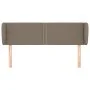 Kopfteil aus taupegrauem Stoff, 147 x 23 x 78/88 cm von vidaXL, Kopf- und Fußteile - Ref: Foro24-3117006, Preis: 55,65 €, Rab...